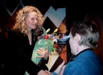 Twenty six years after the release of Welcome Home, Raspberry Jam met Carole King in New York (John Kerry fund raiser)