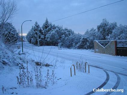 Aspecto que presentaban las calles de Calalberche