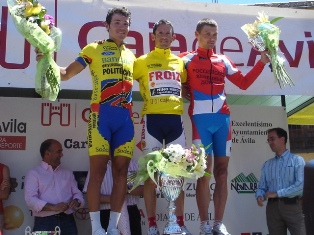 Podio final de la Vuelta a vila 2008