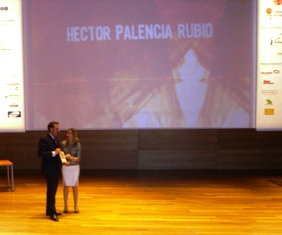 Hctor Palencia y Alicia Garca en el escenario